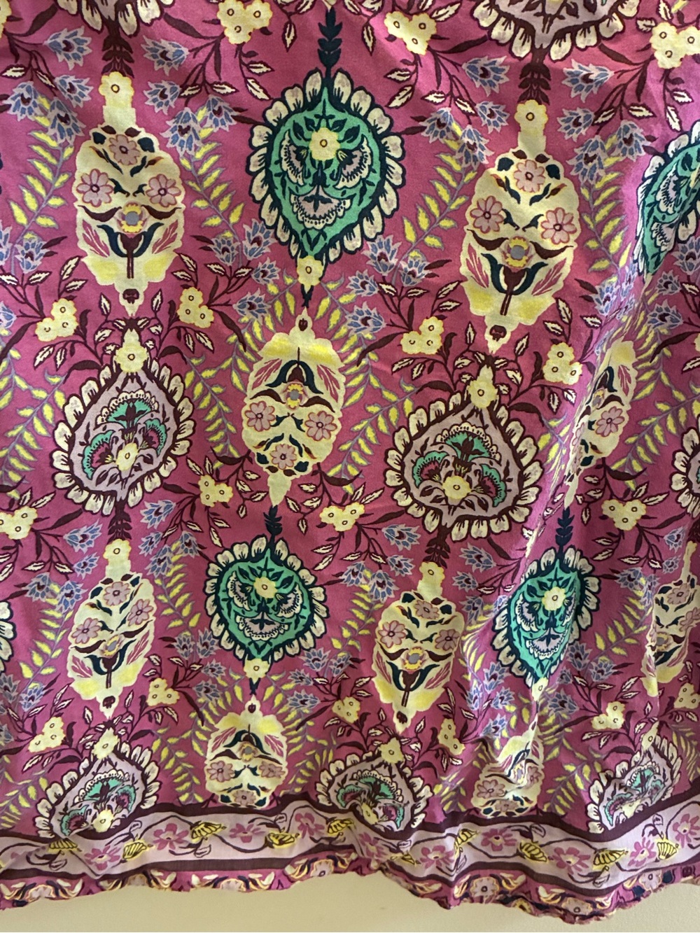 Talbots RUFFLE TRIM SHELL - FLORET MEDALLION XL - Picture 3 of 6